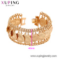 75192 Xuping nueva pulsera de oro diseña al por mayor brazaletes de bronce promocional pulsera de cadena